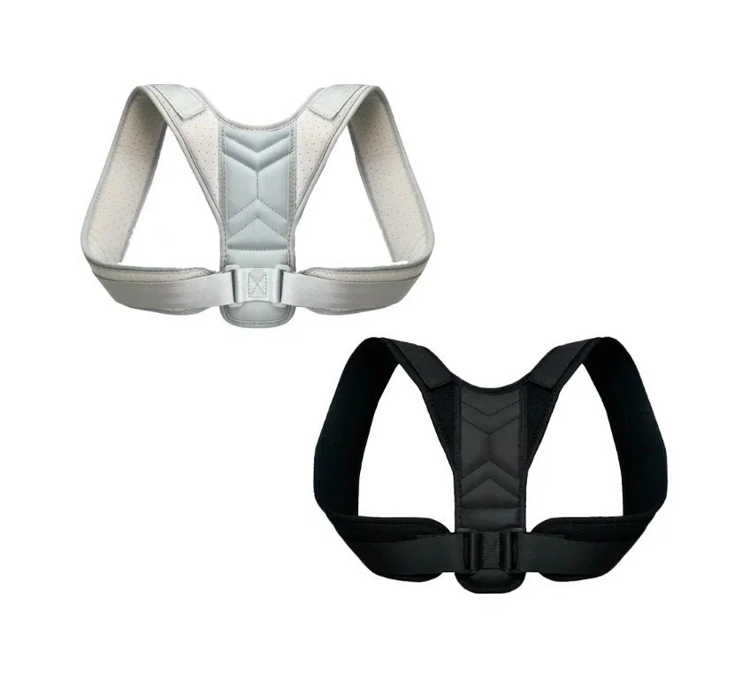 Posture Corrector Adjustable Back Brace Shoulder Support Clavicle Belt Men Women - Image 3 of 4