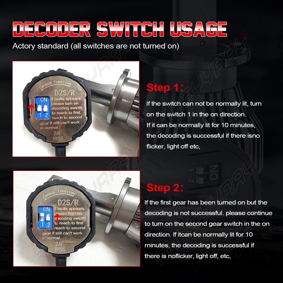 Para 2004-2007 Saab 9-3 HID/LED Bombillas de faro alto/bajo + de luz antiniebla Foto 2 de 4