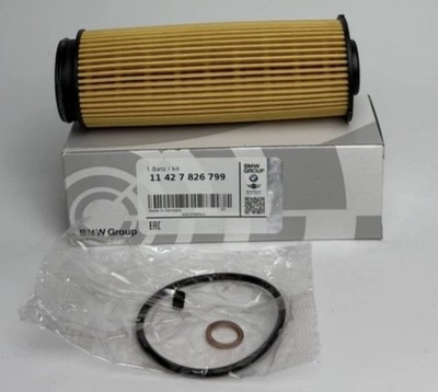 Genuine BMW Engine Oil Filter Element 11-42-7-826-799 / 11425B4C845