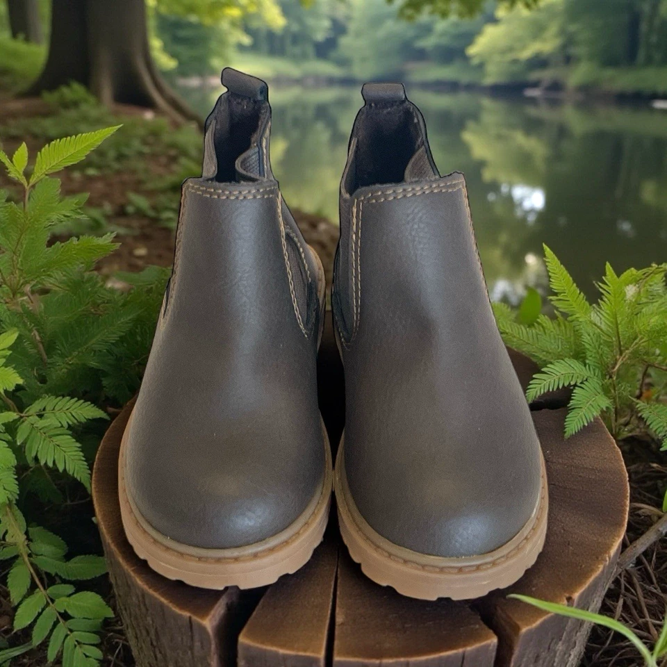 Levi's Kids Chelsea Boots Toddler Size 5 Dark Brown Logo - Image 2 of 4