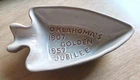 Vintage Frankoma Oklahoma Golden Jubilee 1907 - 1957 Dish/ Ashtray 4"