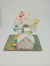 Fisher Price Little People 969 Ferris Wheel - Works 1966 Vintage - As Is Fisher Price Little People 969 Ferris Wheel - Works 1966 Vintage - As Is