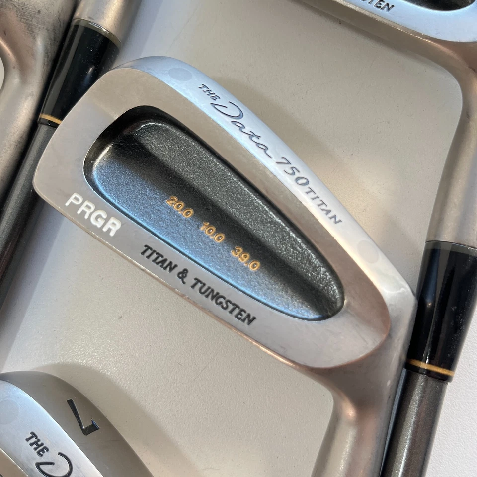 Juego de plancha Prgr The Data 750 5-PW GW grafito rígido flexible M-40 con cubiertas de cabeza +,5" Foto 3 de 4
