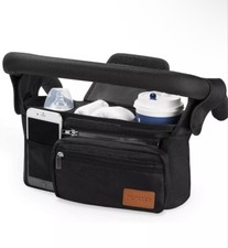 Momcozy Universal Stroller Organizer with Insulated Cup Holder Detachable Phone