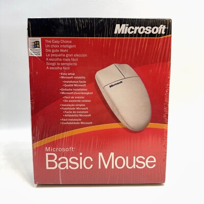 Vintage Microsoft Basic Maus - Originalverpackt & Versiegelt