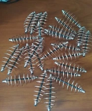 25 pcs spring fishing feeder 3.15 inc weight 0.21 oz