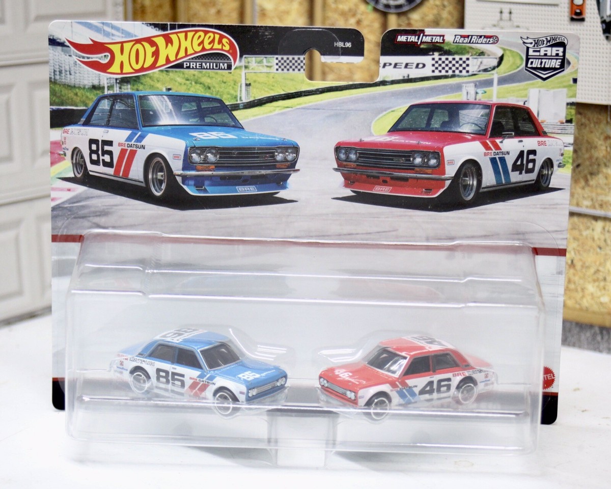 Hot Wheels Premium Car Culture '71 BRE Datsun 510 2 Pack ✓ In
