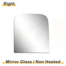 Upper Mirror Glass for 1999-14 Chevy Silverado 1500 2500HD Right Side Flat #4115