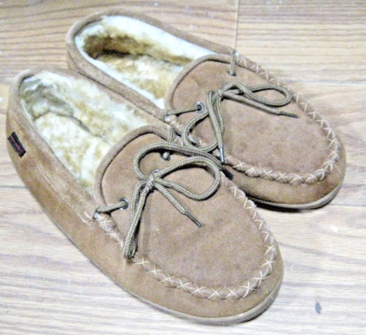 Nice!! Mens 10 M RED WING Fleece Lined Mocassin Slippers