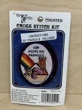 New Berlin "God Keeps His Promises" Noah's Ark cross stitch kit New! 30541