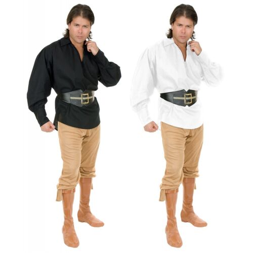 Pirate Shirt Adult Halloween Costume Fancy Dress - Picture 1 of 5