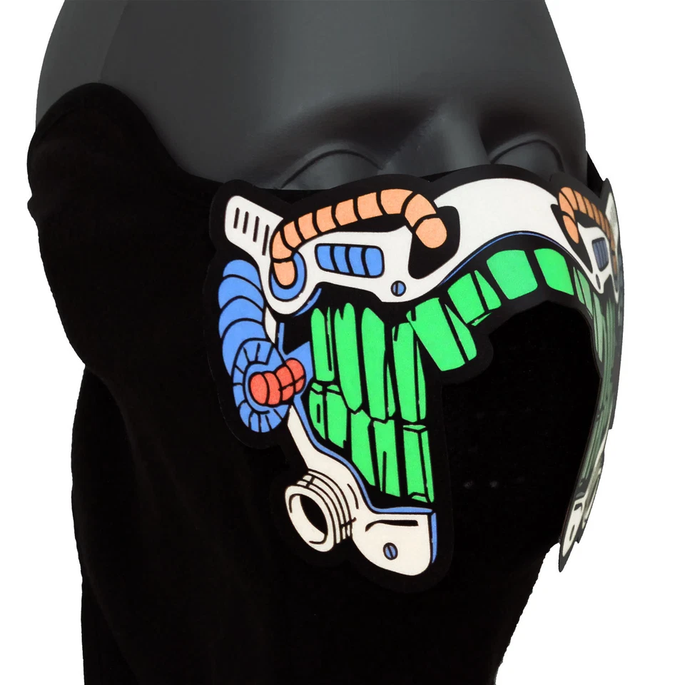 Leuchtende Fantasy Science Fiction LED Maske Fest Party Kostüm Filmmasken Movie
