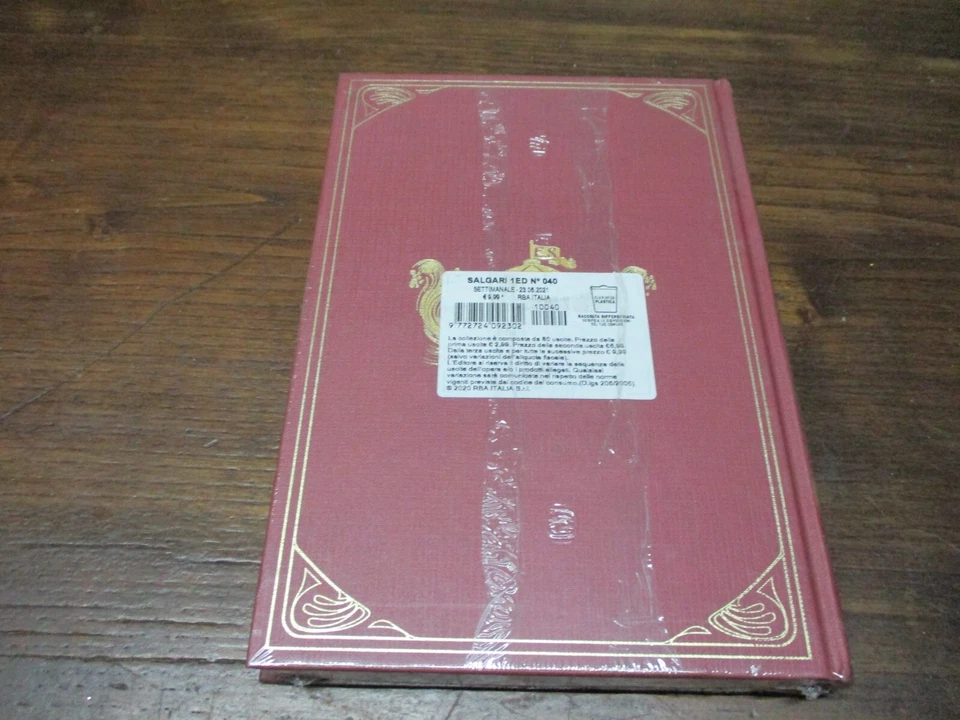 LA GEMMA DEL FIUME ROSSO. SALGARI. 1à ED. RBA N.40 - Immagine 2 di 2
