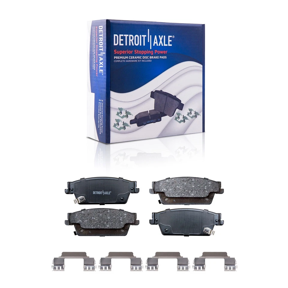 Rear Rotors Ceramic Brake Pads for 2004 2005 2006 2007 2008 2009 Cadillac SRX — 第 4/4 张图片