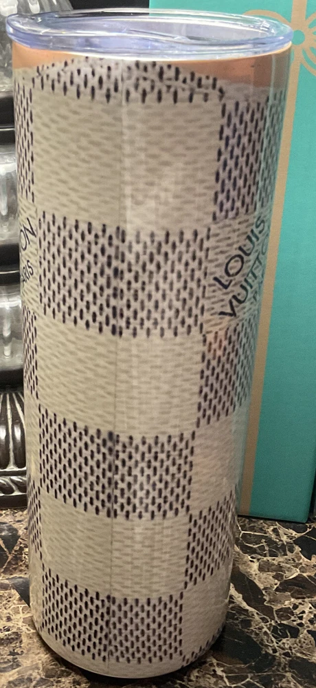 Tumbler with lid and straw