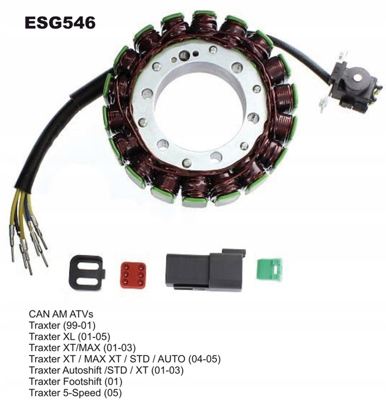 Stator d'alternateur premium pour Can-Am Traxter 500 référence 420296321