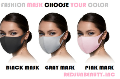 Washable & Reusable Fashion Face Mask Mouth Cover ( Choose your Color )