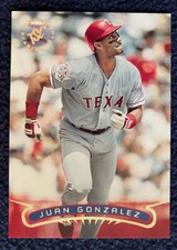 Nothing but: Juan Gonzales. topps, Fleer, UD etc. 1990-1999. base, RC, inserts.