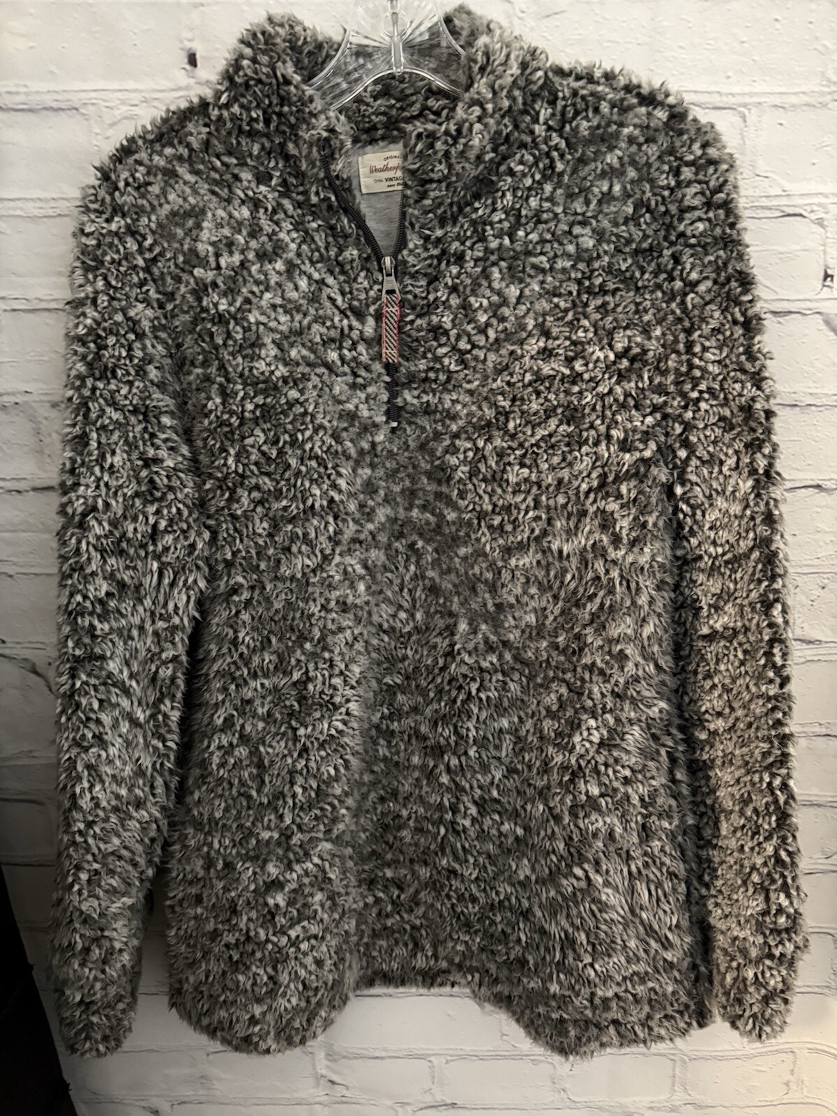 Weatherproof Variegated Gray Pullover Lined Sweat… - image 1