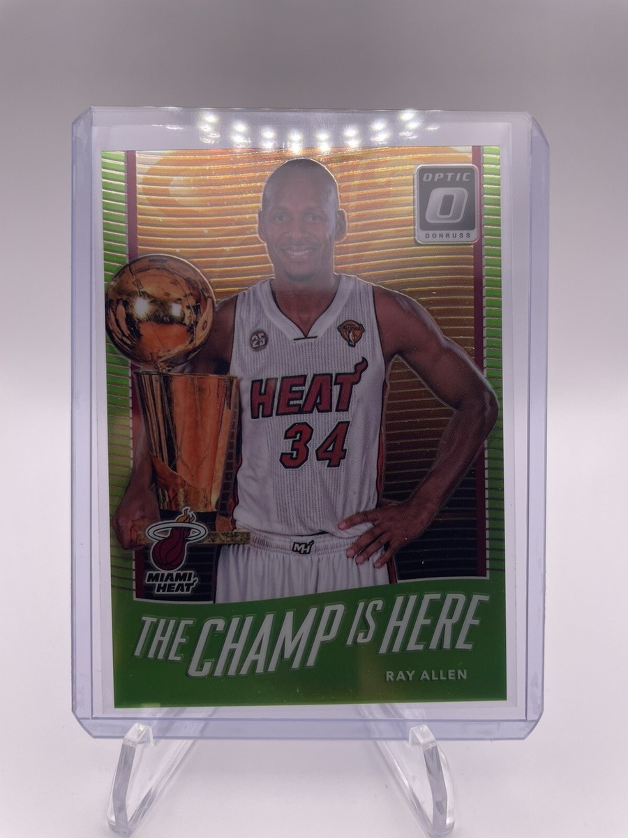 2017 Donruss Optic #13 Ray Allen The Champ is Here Lime Green 79