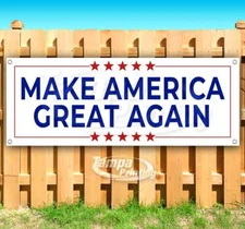MAKE AMERICA GREAT AGAIN Advertising Vinyl Banner Flag Sign Many Sizes TRUMP