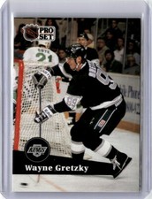 1991-92 Pro Set Hockey Card Wayne Gretzky B Los Angeles Kings #101