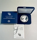 2017-W AMERICAN 1 OZ. .999 SILVER EAGLE PROOF COIN WITH ORIGINAL BOX & COA