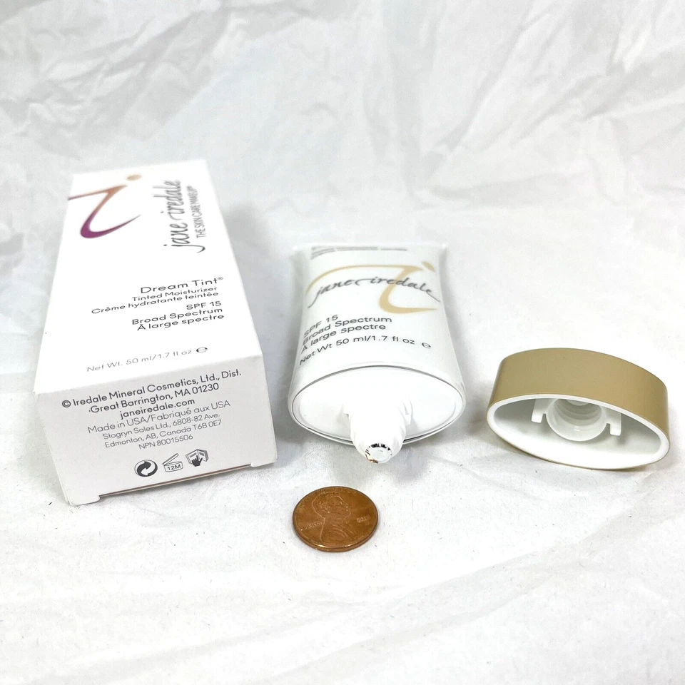 Crema hidratante tintada Jane Iredale Dream Tint FPS 15 50 ml/1,7 OZ ABRILLANTADOR LILA Foto 4 de 4