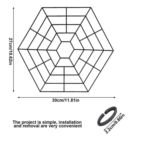 10PCS Floating Pond Protectors Plastic Net Fish Guard Grid Cover for Birds Pest^ - Picture 2 of 12