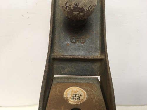 Vtg Great Neck G-6 Smooth Sole Wood Plane. 18” Long, 2-7/8” Wide. Made in U.S.A. - Picture 6 of 12