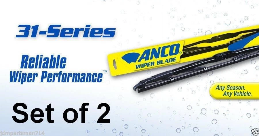 ANCO 31-Series Fitment Wiper Blade (Set of 2) Front 22" & 13" - Image 2 of 2