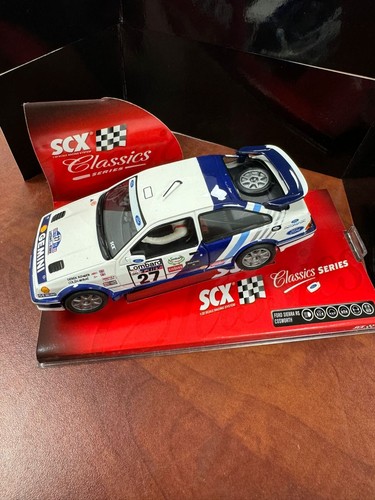 Voiture Slot 1/32 Ford Sierra Cosworth Team Slot - Carlos Sainz - Occasion Comme Neuf