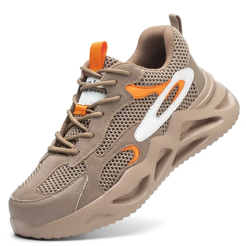 Herren Damen Atmungsaktive Sicherheitsschuhe S3 Stahlkappe Sneaker Arbeitsschuhe - Bild 3 von 18