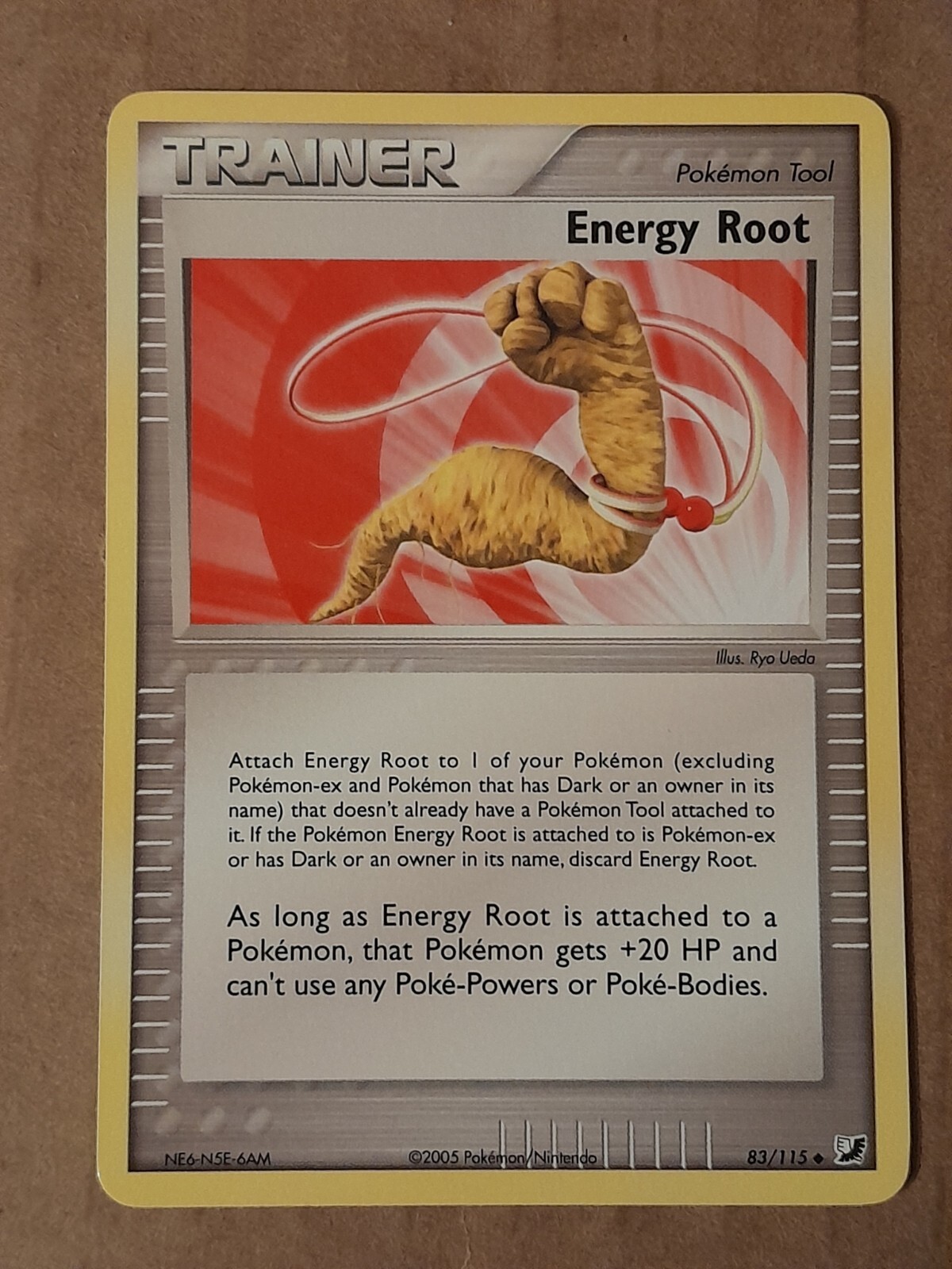 Pokemon Energy Root 83/115 ex Unseen Forces NM-MT See Pictures