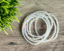 Wholesale 6 Pcs Angel Aura Quartz 4mm 7.5” Crystal Stretch Bracelet