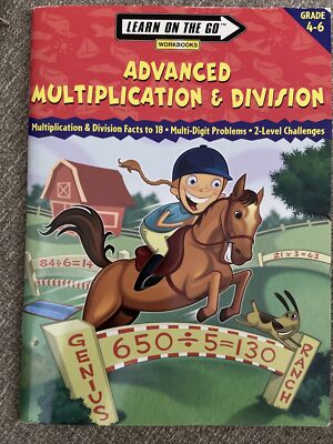 Advanced Multiplication & Division (Learn on the Go Grade 4 - 6) NEW