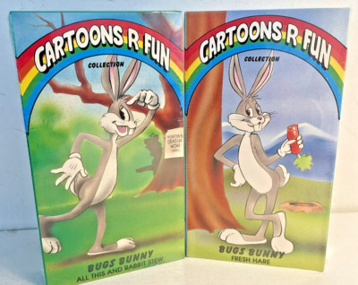 Bugs Bunny - Cartoons R Fun Collection 1989 VHS Lot NEW Sealed