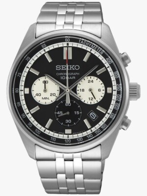 Seiko Analog Chrono 100m Quartz Men's Watch SSB429P1