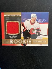 21-22 UD Series 1 Hockey Rookie Retrospective Jersey RR-17 Tim Stutzle