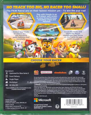 Grand Prix Paw Patrol Video Game Xbox One Xbox Serie X Paw Patrol