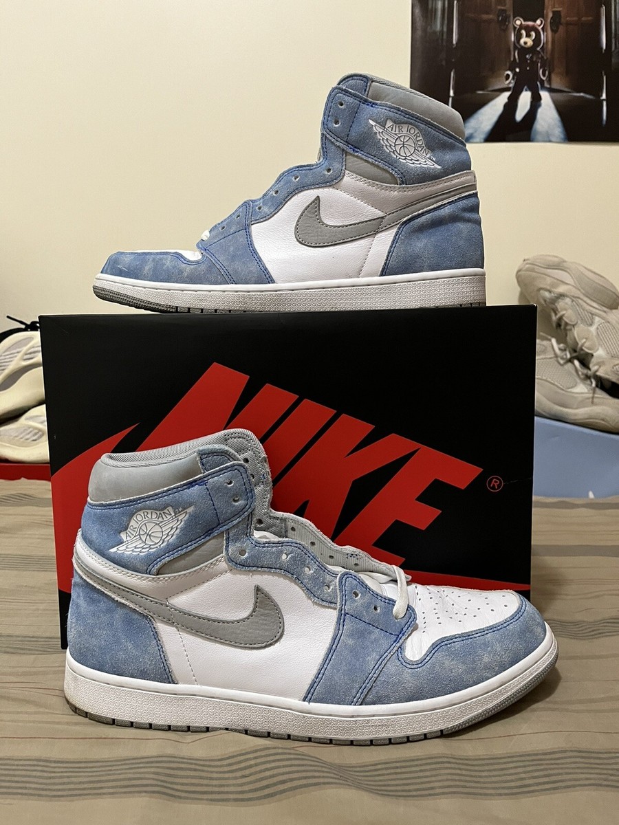 Preowned Jordan 1 Retro High Hyper Royal Smoke Grey size 14 | eBay