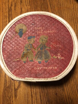 Suitcase TINY TRIPPER WORCESTER SUITCASE 1950's BABES IN THE WOOD