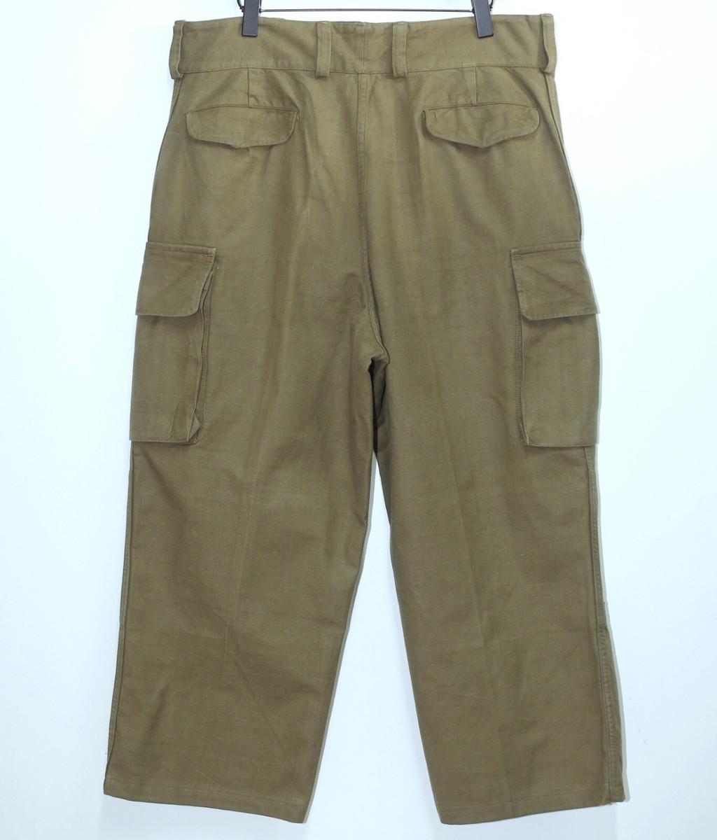 【60s】 M47 FRENCH ARMY CARGO PANTS 後期11 全国通販】DEAD STOCK 60s FRENCH ARMY”M47 CARGO PANTS 後期