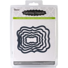 Embossing Essentials Dies Nesting Rectangles 5 Piece