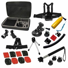 MaximalPower 18-in-1 Outdoor Sports Accessory Kit Compatible for GoPros Camera