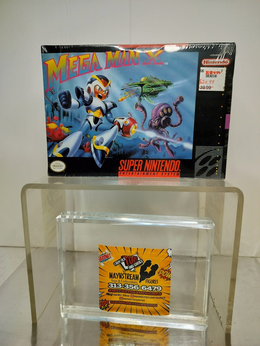 Mega Man X (SNES Super Nintendo 1994) SEALED 13388130153| eBay