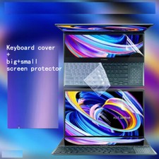 Anti glare Screen  Keyboard Protector For ASUS ZenBook Pro Duo UX581 UX582