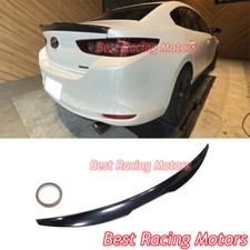 For 2019-2026 Mazda 3 4dr Sedan Ck Style Rear Trunk Spoiler Wing Abs For 2019-2026 Mazda 3 4dr Sedan Ck Style Rear Trunk Spoiler Wing Abs
