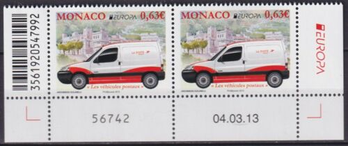 Monaco 2013 Europa CEPT, Cars, Transport MNH** - Picture 1 of 1