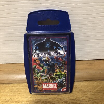 Neu & versiegelt Marvel Wer ist dein Held? Top Trumps Karte
